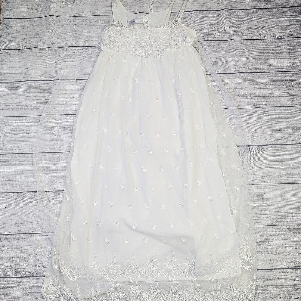 8 Trish Scully Lace Overlay Dress